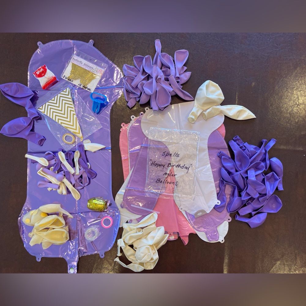 NWT. Baby girl first birthday decoration pack